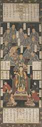和朝太子先徳連坐像　法眼良円筆　南北朝・至徳元年（1384） 奈良・順照寺
