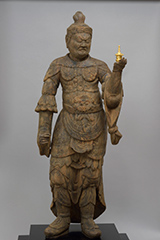 木造 毘沙門天立像　平安時代後期　伊根町・寺領区