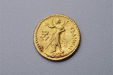 カニシュカ１世金貨 ガンダーラ周辺　２世紀前半