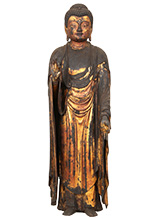 木造 阿弥陀如来立像　院蓮作　鎌倉・建長６年（1254）　真如堂一山 法輪院　画像提供：美術院