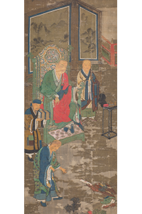 十八羅漢図のうち 南北朝時代(14世紀） 京都・廣誠院