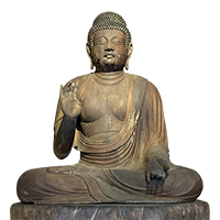 重要文化財 木造 伝釈迦如来坐像 平安時代後期 愛知・普門寺